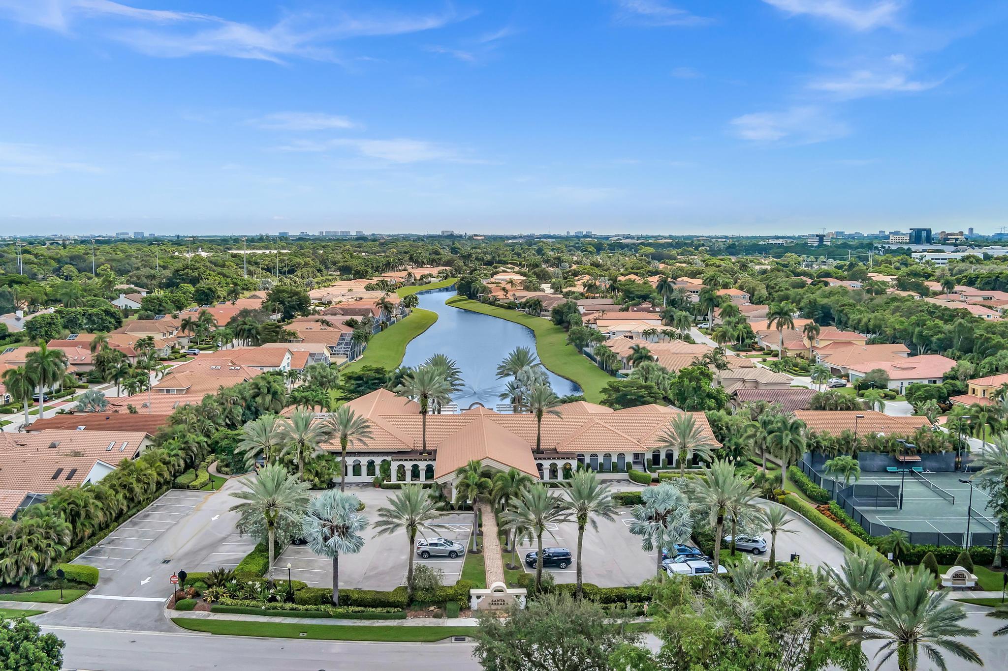 6230 Northwest 23rd Street Boca Raton, FL 33434 - Photo 69 of 90 an aerial view of residential houses with outdoor space