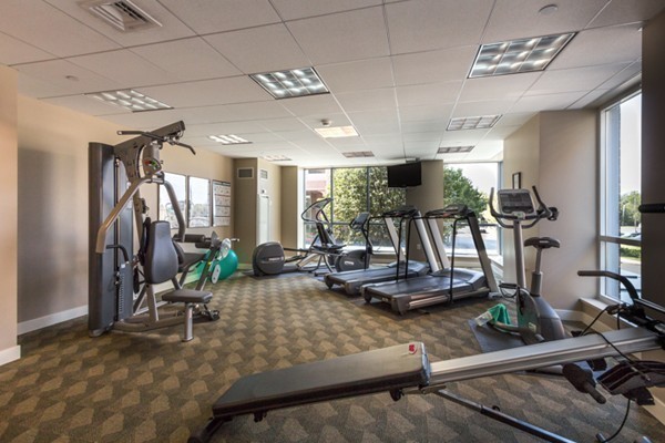 100 Station Landing, Unit 906 Medford, MA 02155 - Photo 21 of 28 a view of a room with gym equipment