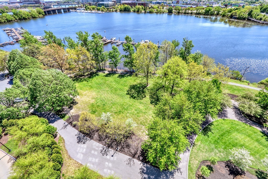 100 Station Landing, Unit 906 Medford, MA 02155 - Photo 28 of 28 an aerial view of a houses with outdoor space and lake view