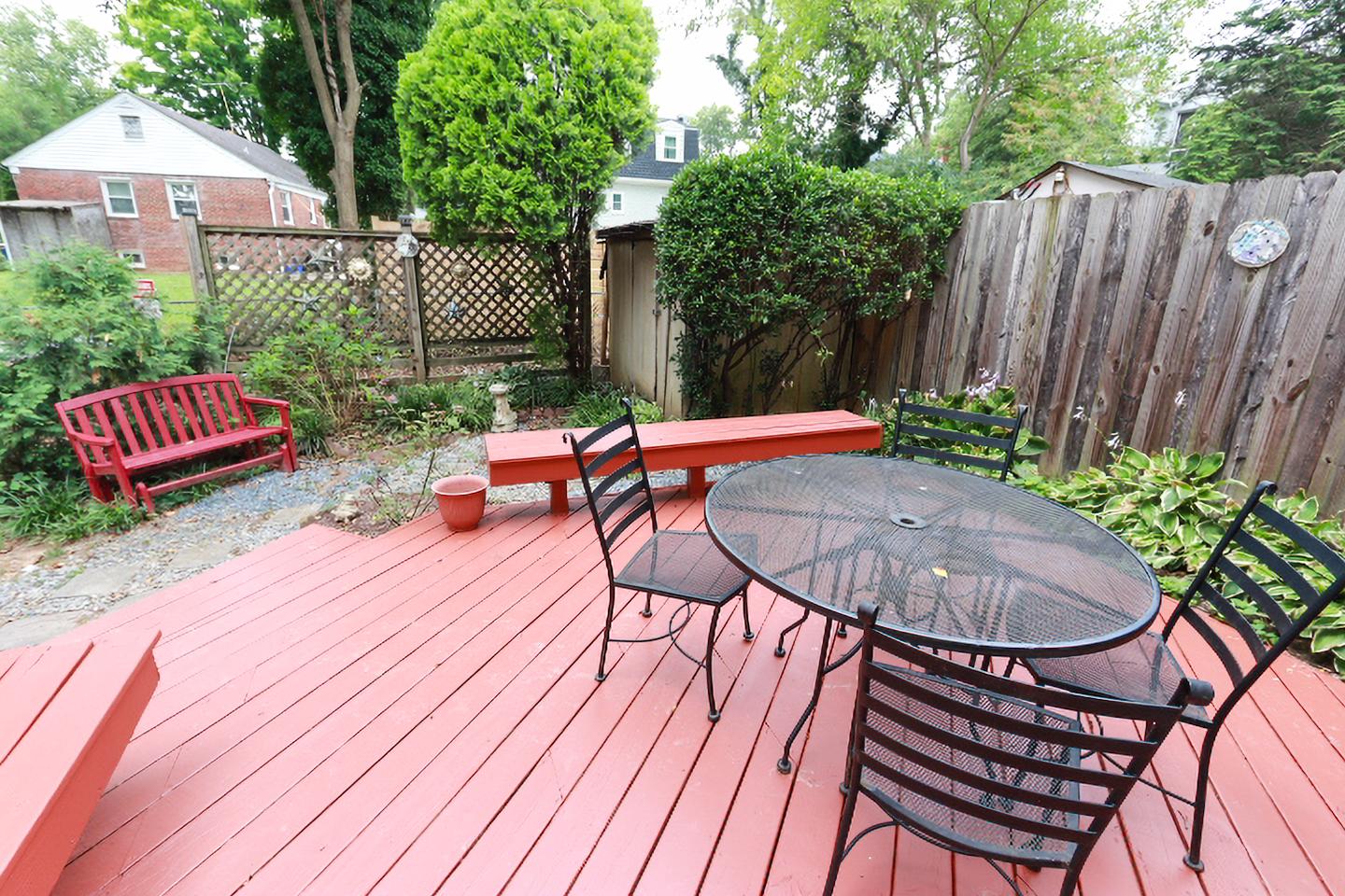 10704 Lester Street Silver Spring, MD 20902 - Photo 5 of 5 Outdoor entertaining area with built-in seating.