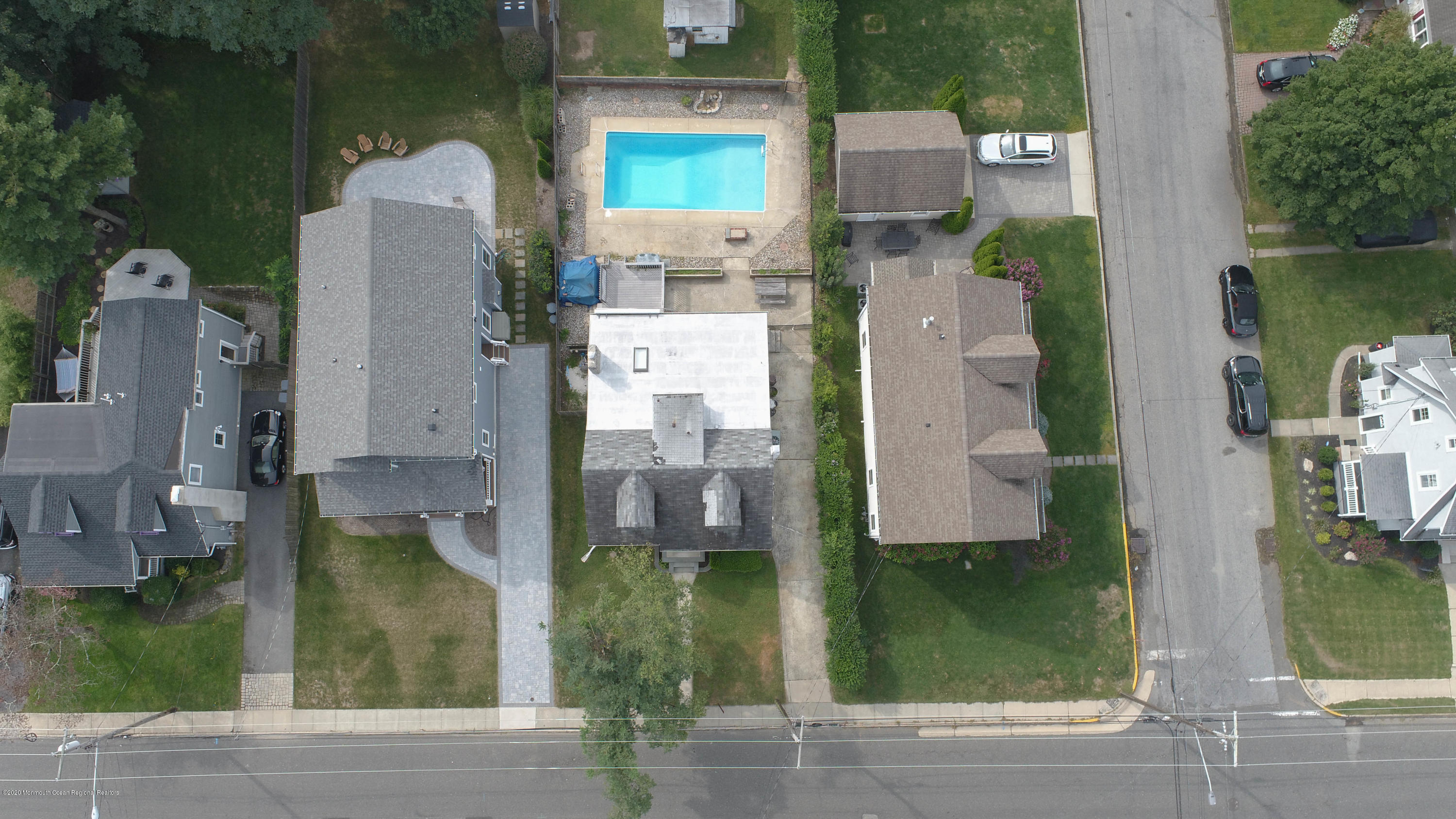 717 Ocean Road Spring Lake Heights, NJ 07762 - Photo 22 of 24 aerial view of a house