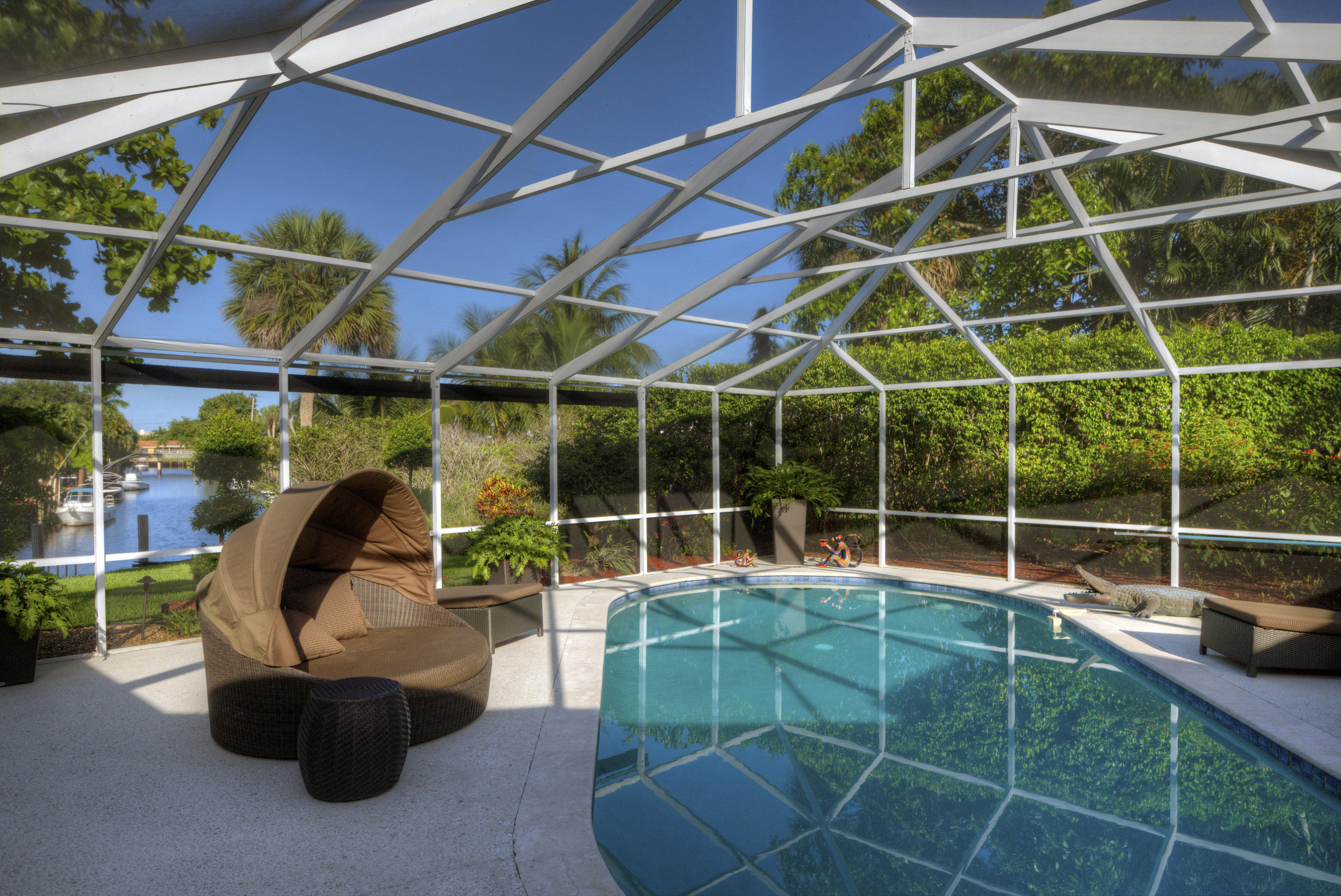 1216 Mulberry Way Boca Raton, FL 33486 - Photo 30 of 38 POOL SIDE VIEW