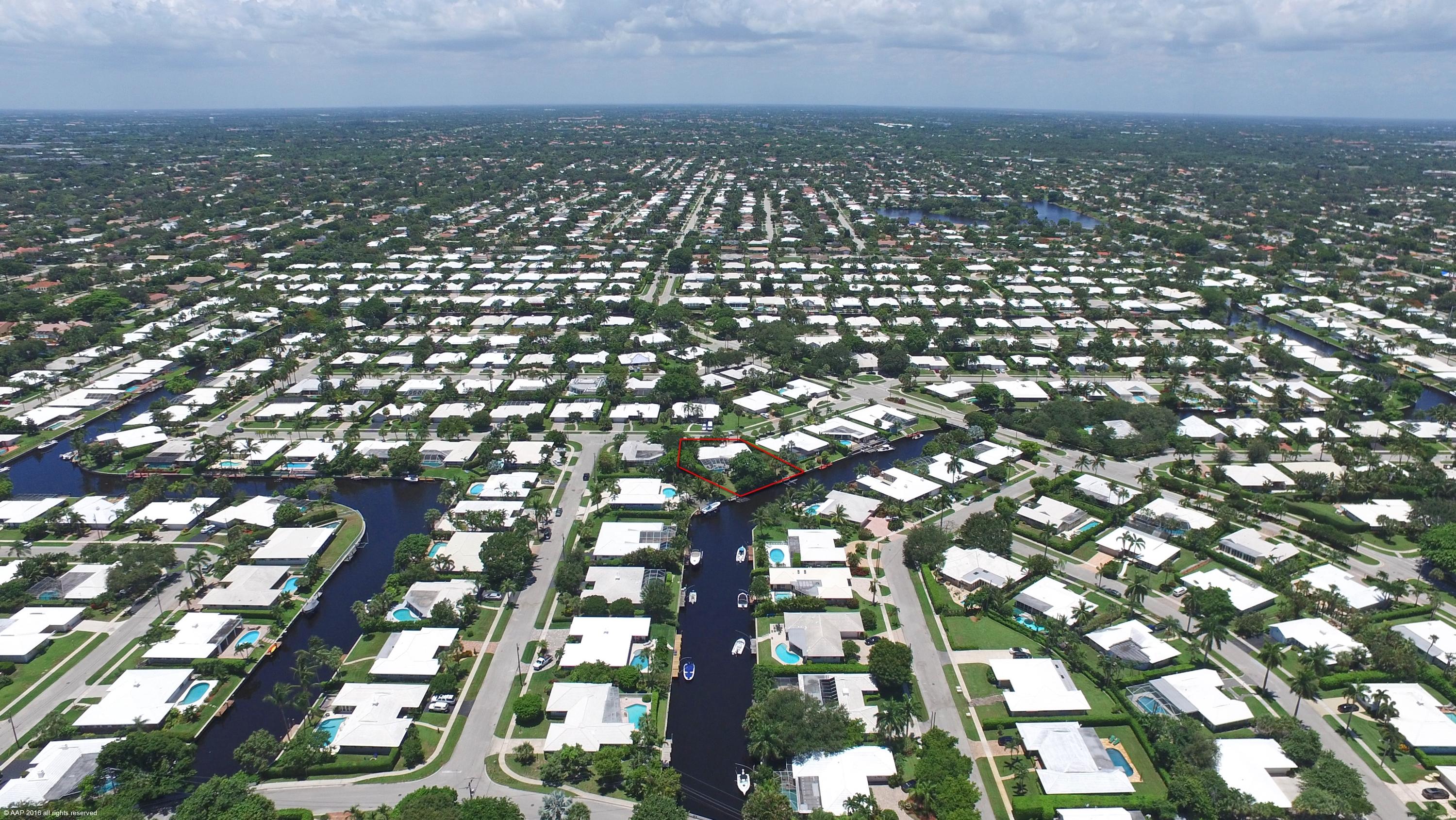 1216 Mulberry Way Boca Raton, FL 33486 - Photo 3 of 38 DRONE VIEW W