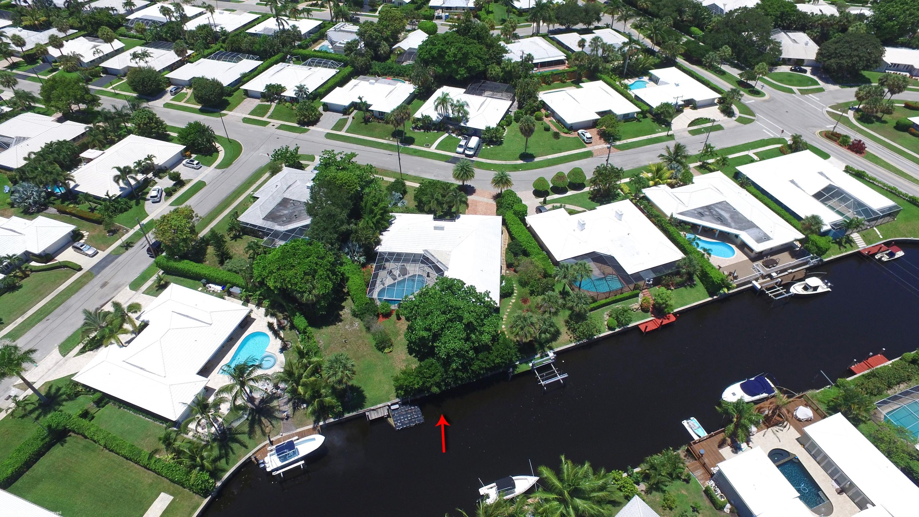 1216 Mulberry Way Boca Raton, FL 33486 - Photo 6 of 38 DRONE VIEW OVER HEAD