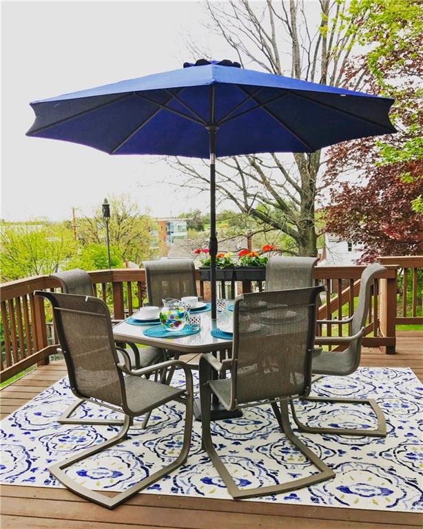 113 Leon Road Green Tree, PA 15220 - Photo 9 of 23 Enjoy summer sunsets overlooking the Greentree skyline from your private deck. Great for herb garden or balcony garden.