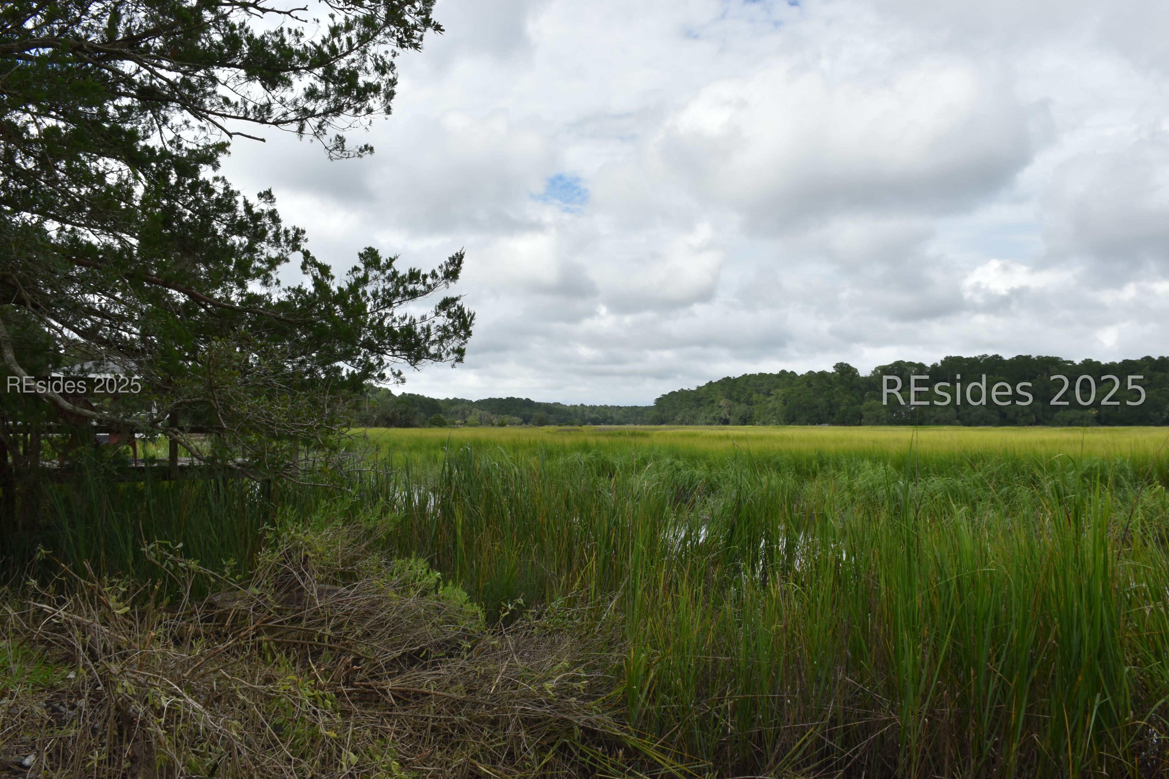 14 Stoney Landing Road Bluffton, SC 29910 - Photo 10 of 17 View from lot to left