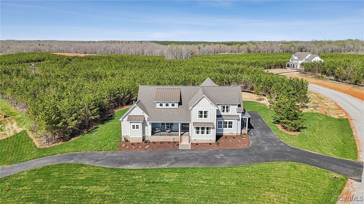 16873 Watchman Way Beaverdam, VA 23015 - Photo 33 of 40 an aerial view of a house with a big yard