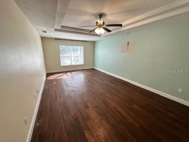 wooden floor in an empty room