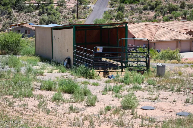a house view with a yard