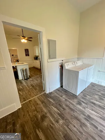 a very nice looking room with a large window