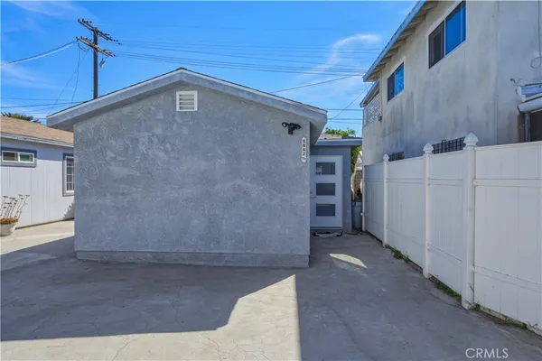 a backyard of a house