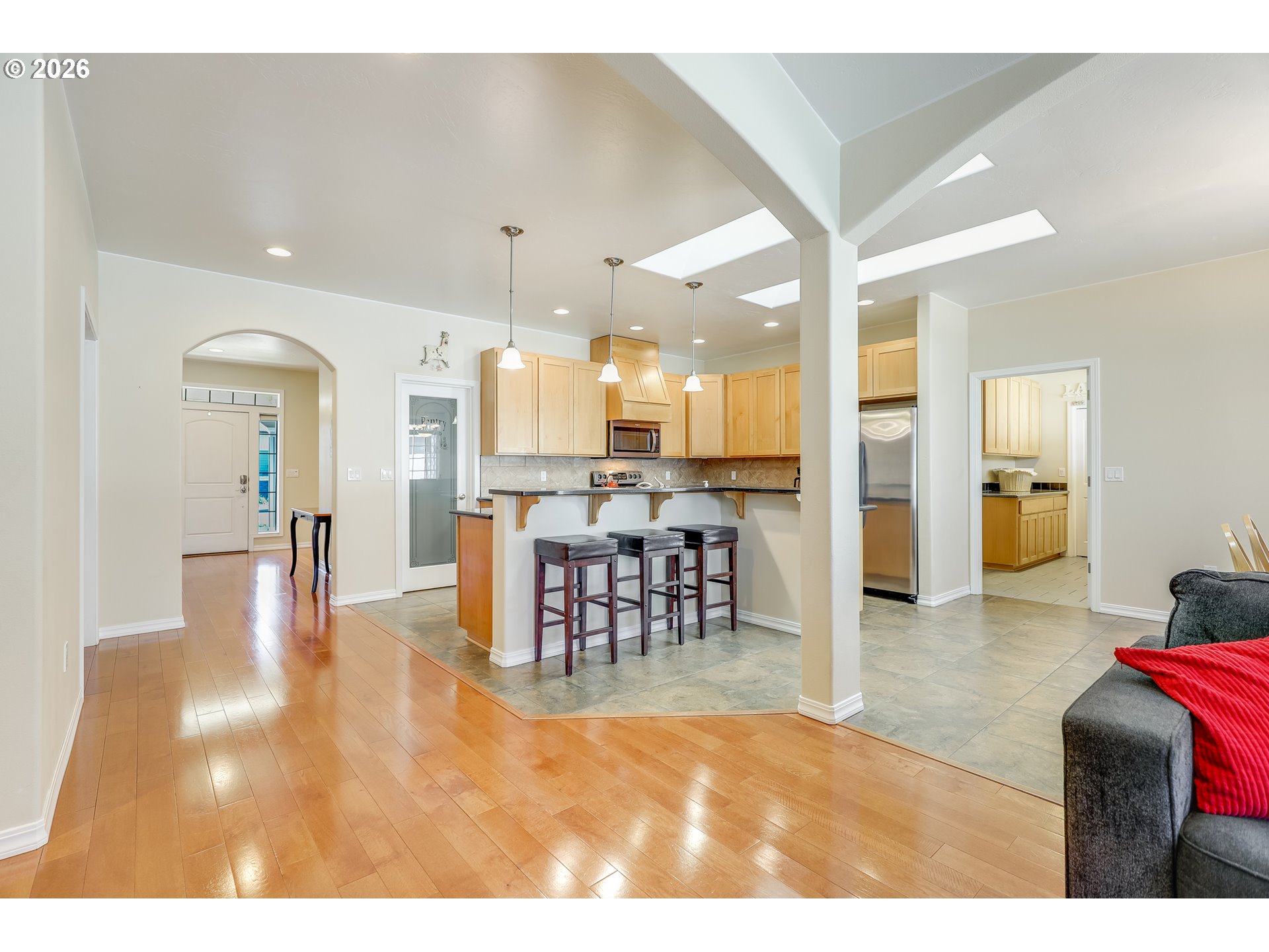 1901 Golden Way The Dalles, OR 97058 - Photo 19 of 48 a view of open kitchen with dining table and chairs