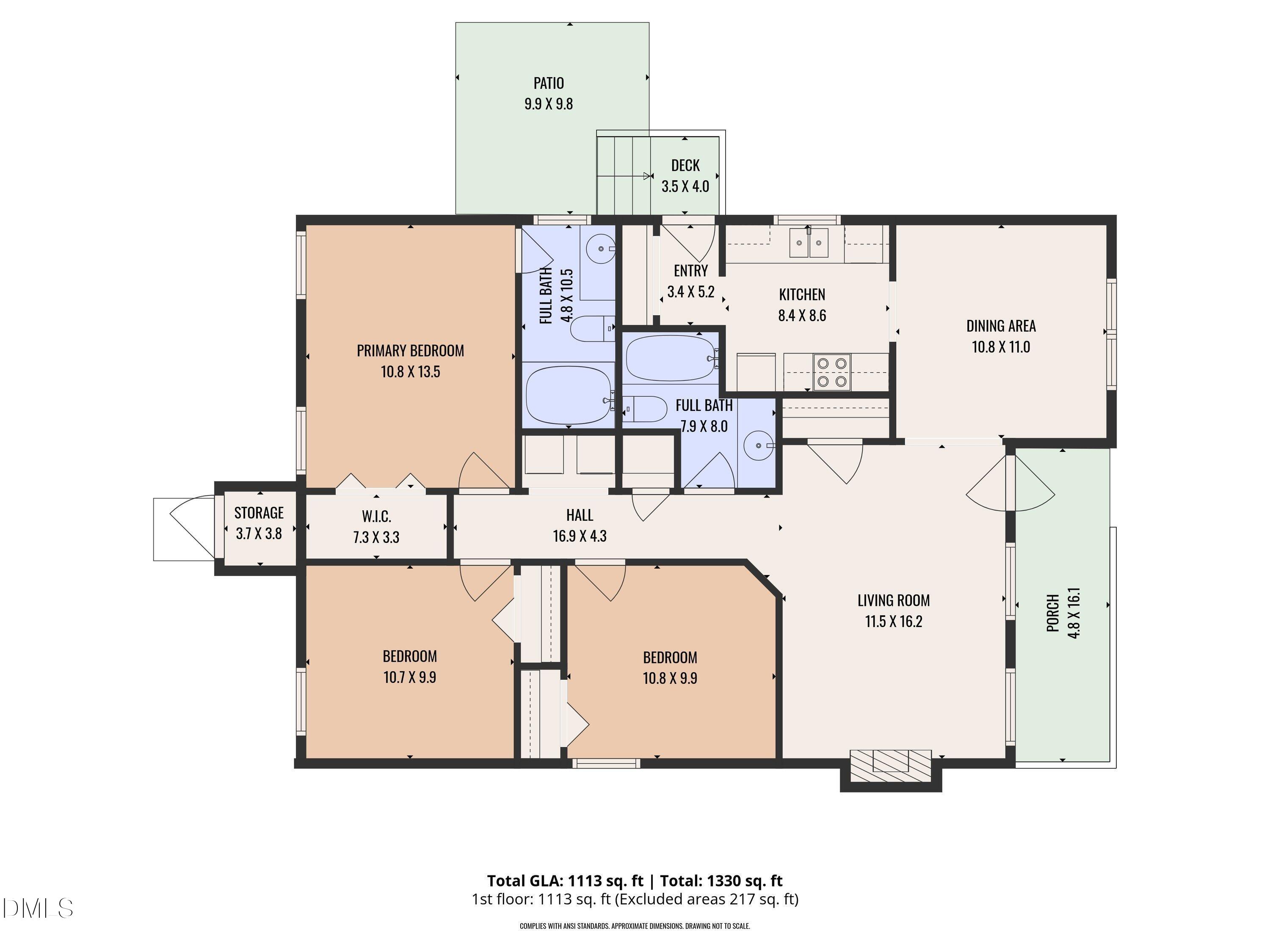 3825 Lodgepole Lane Raleigh, NC 27616 - Photo 40 of 40 Floorplan
