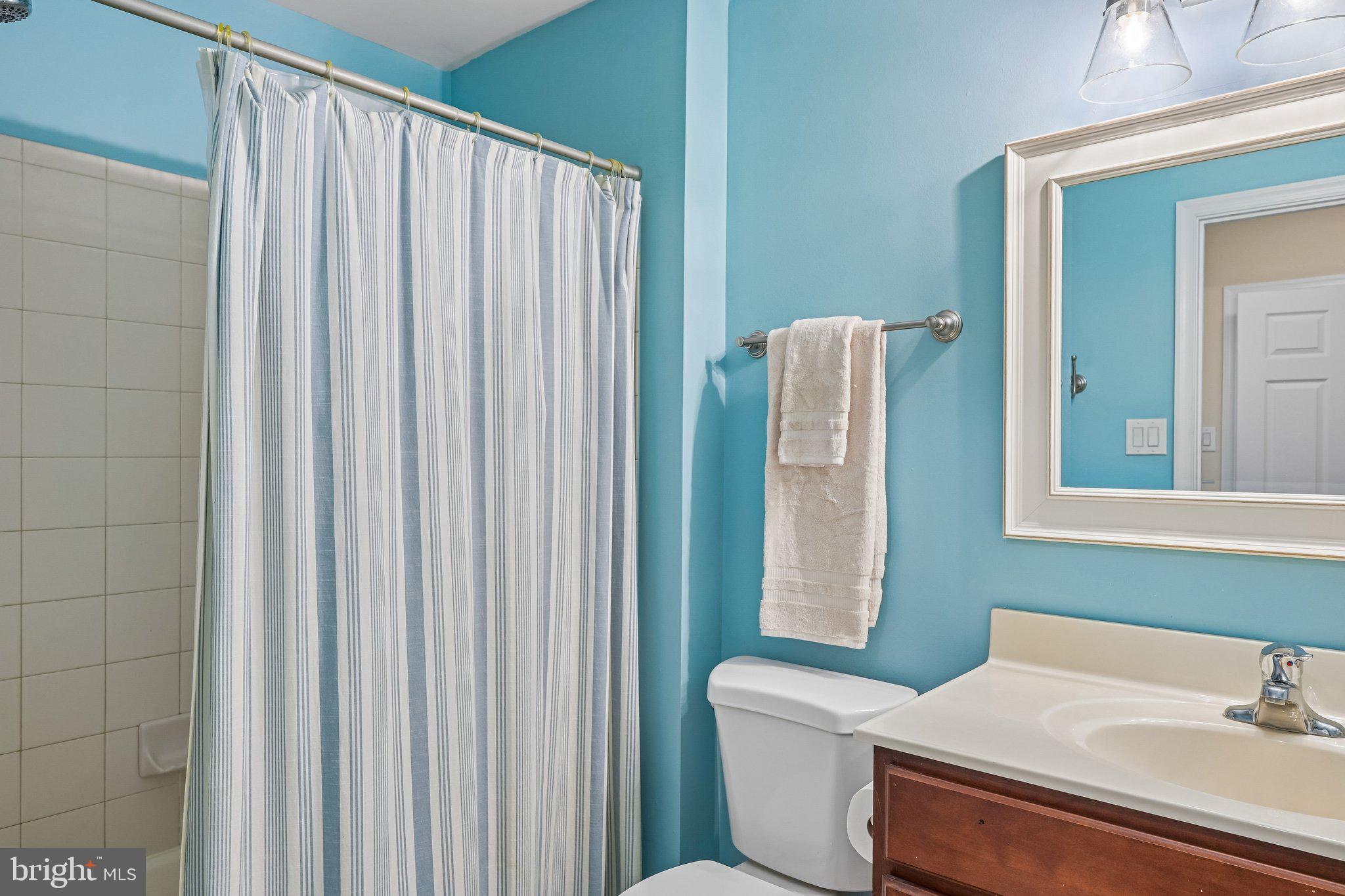 203 Flagstone Road, Unit 6 Chester Springs, PA 19425 - Photo 14 of 17 a bathroom with a sink a toilet and mirror