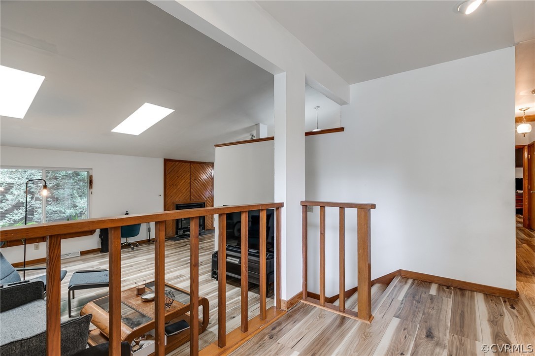 7413 Drexelbrook Road Chesterfield, VA 23832 - Photo 3 of 19 a view of staircase with wooden floor and stairs