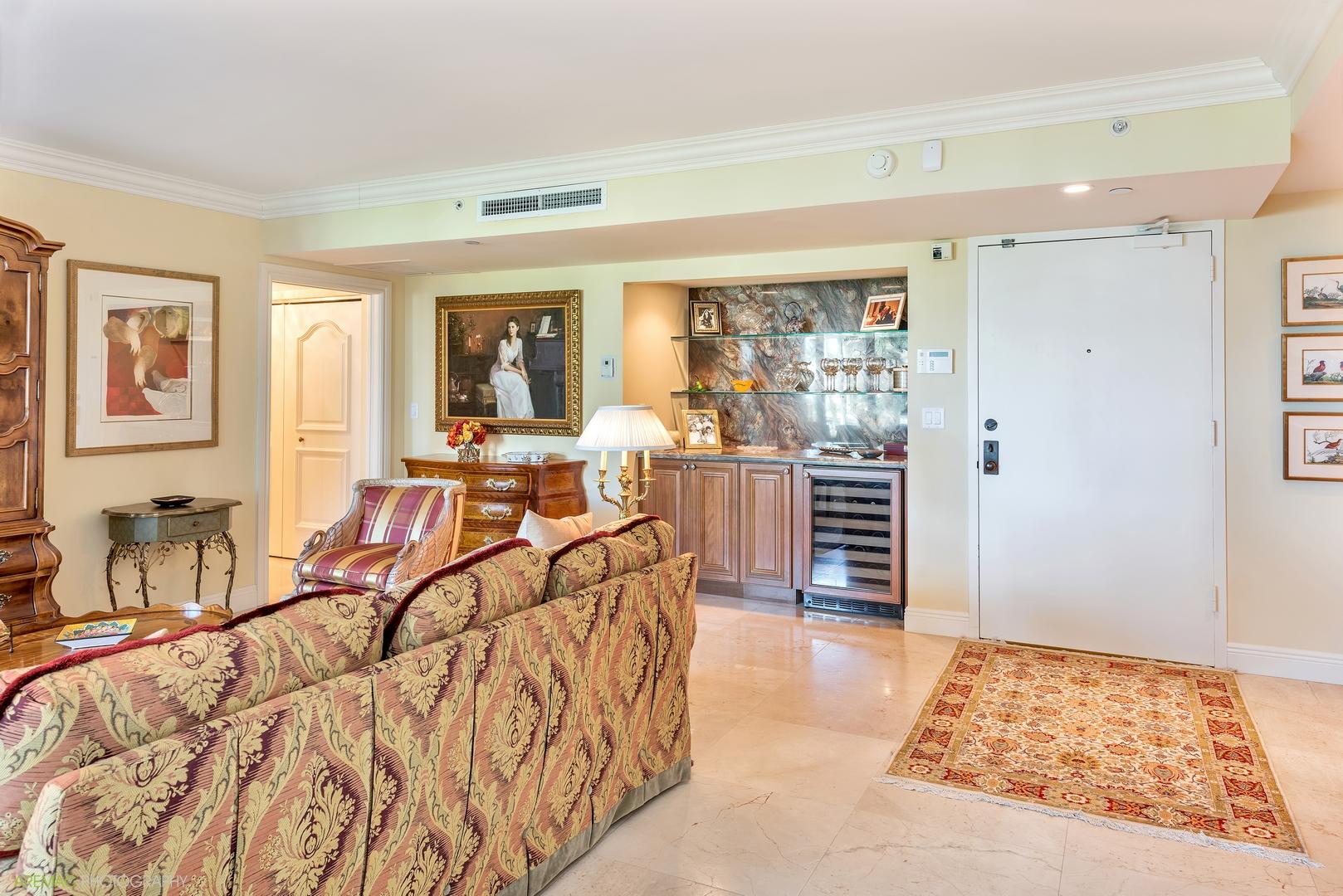 120 Southeast 5th Avenue, Unit 131 Boca Raton, FL 33432 - Photo 10 of 43 Built In Bar with Wine Cooler