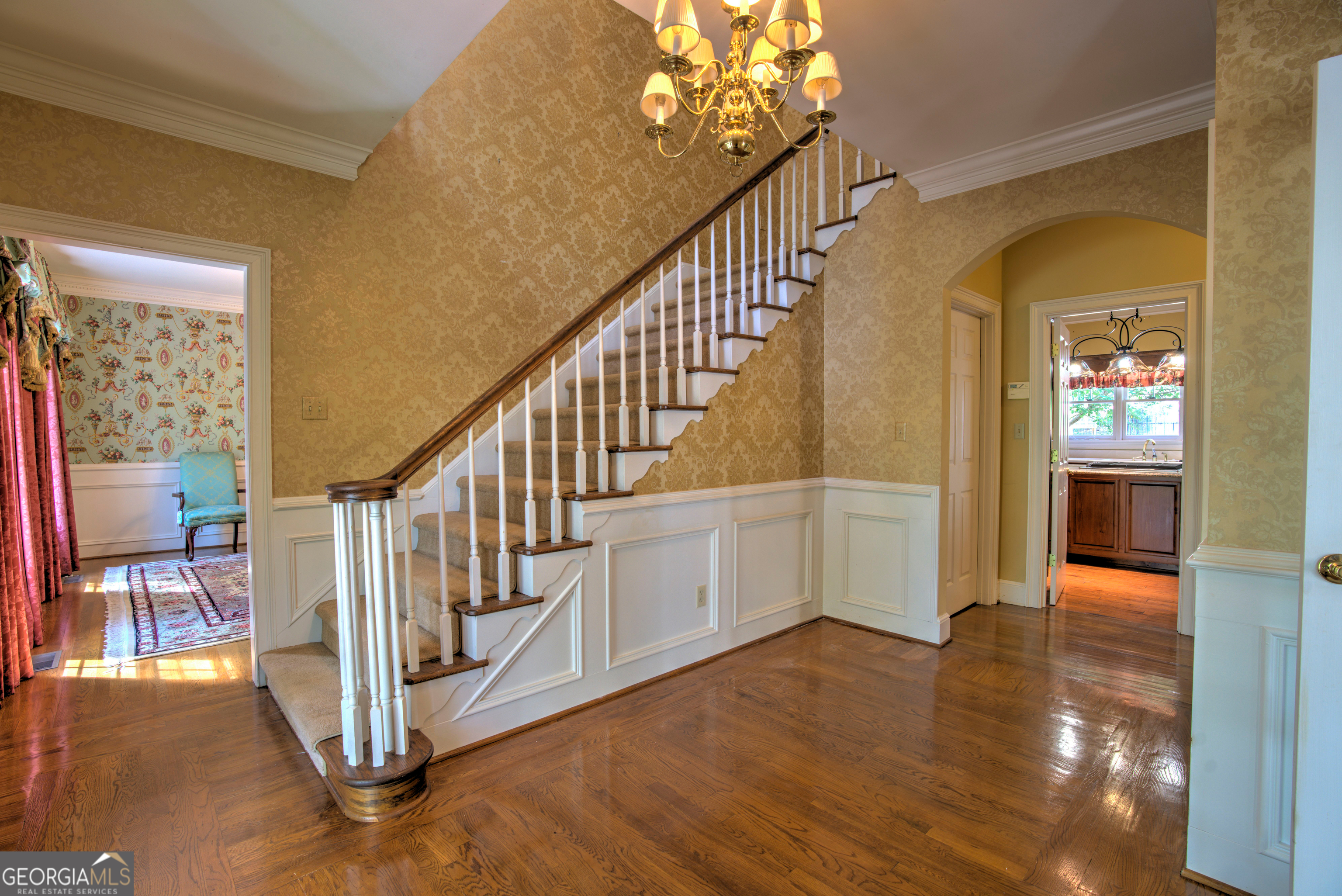 15 Ladonna Place Southwest Rome, GA 30165 - Photo 5 of 70 a view interior of a house and an entryway with wooden floor