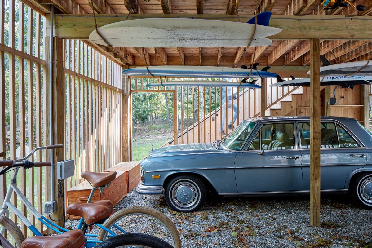 23 Neck Path East Hampton, NY 11937 - Photo 22 of 33 a view of a car garage with furniture