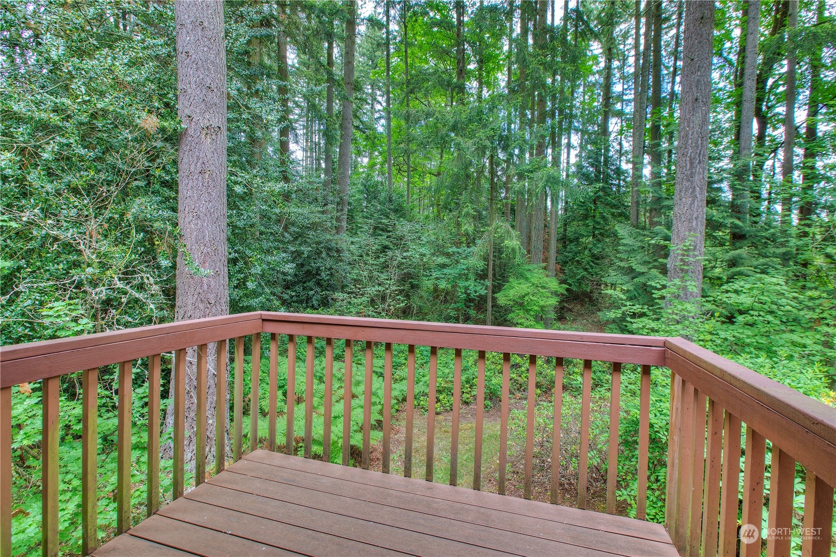 22509 45th Avenue Southeast Bothell, WA 98021 - Photo 19 of 31 a view of a wooden roof deck