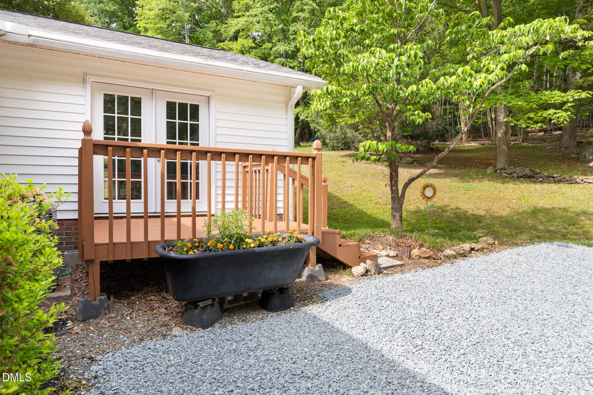 1322 Palmers Grove Church Road Hillsborough, NC 27278 - Photo 28 of 36 a backyard of a house with outdoor seating