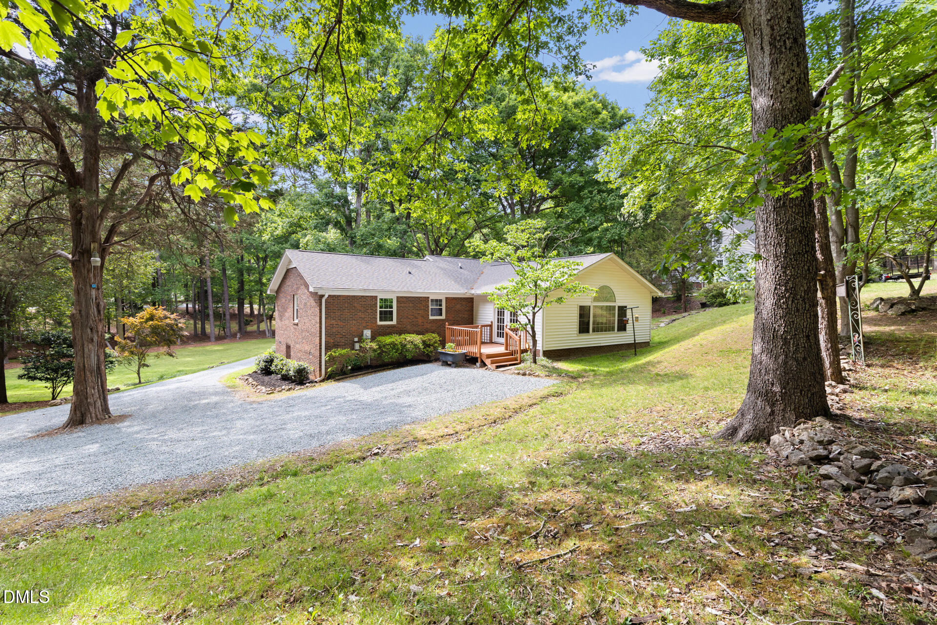 1322 Palmers Grove Church Road Hillsborough, NC 27278 - Photo 32 of 36 a house view with a garden space