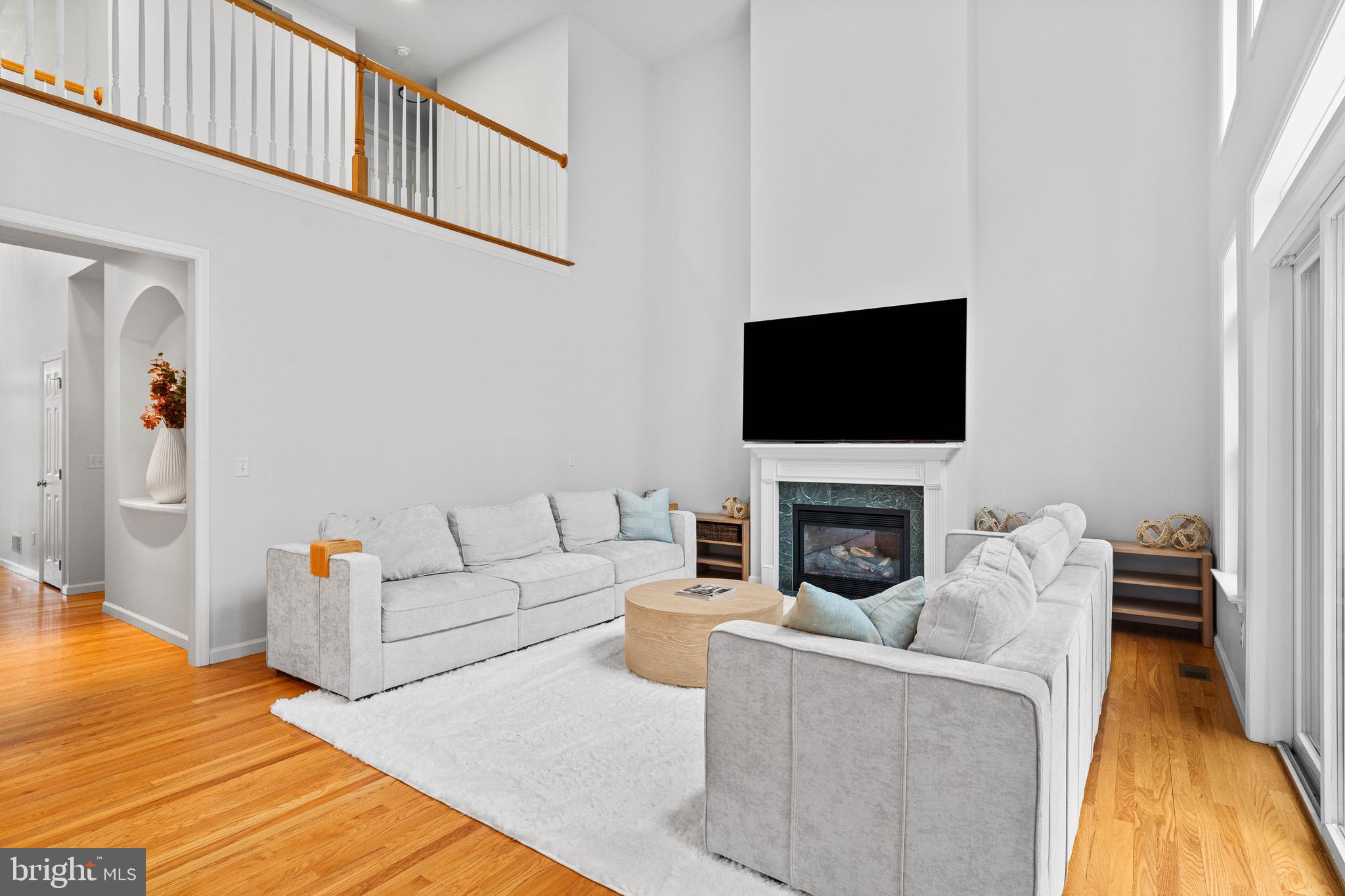 190 Michael Road Port Matilda, PA 16870 - Photo 21 of 59 a living room with furniture a flat screen tv and a fireplace