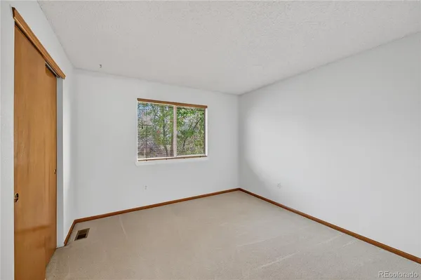 a view of a room with stairs