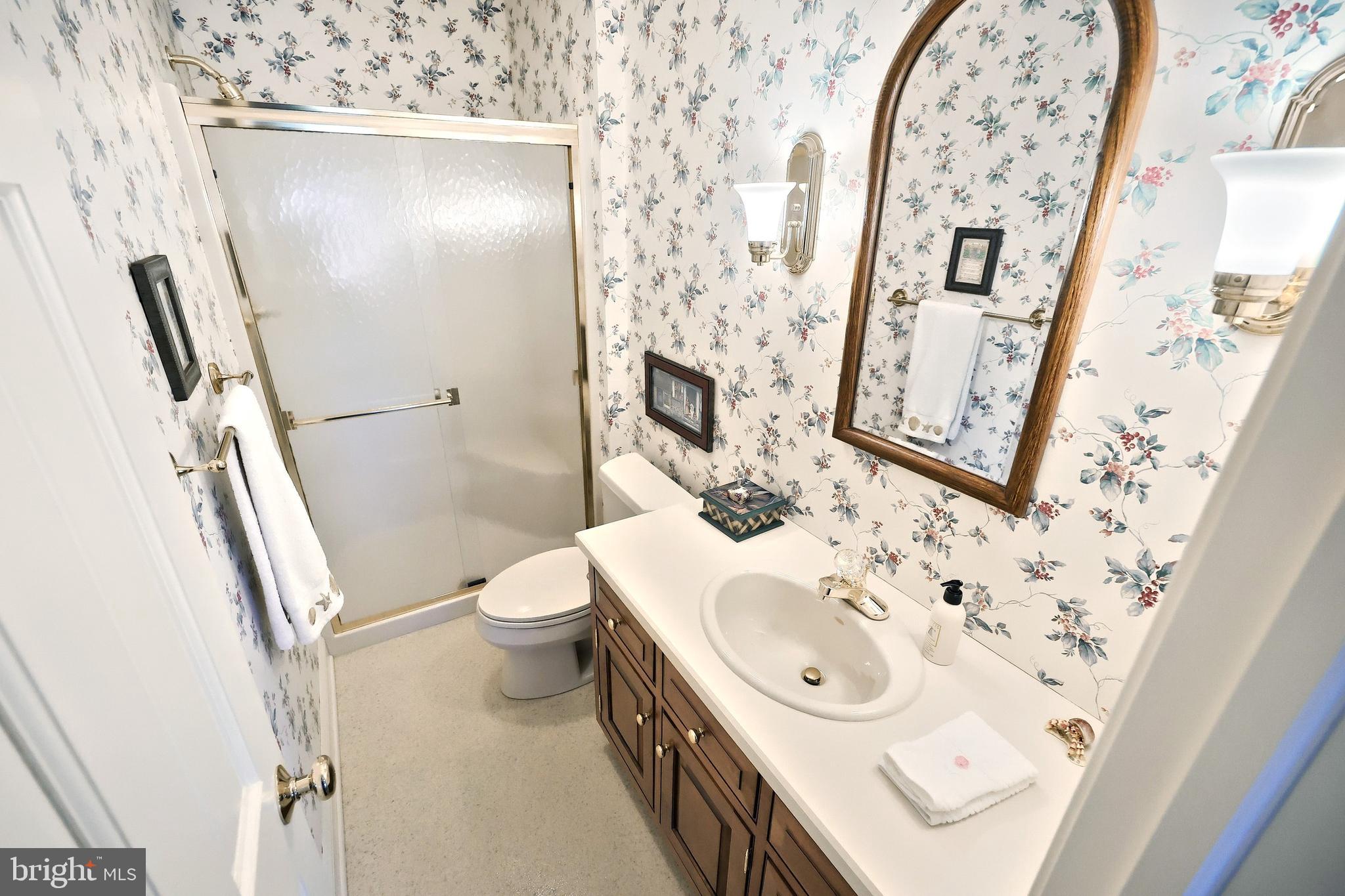 245 Orchard Drive Hanover, PA 17331 - Photo 40 of 78 a bathroom with a sink a toilet and a mirror