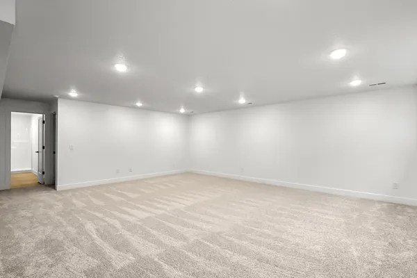 an empty room with window