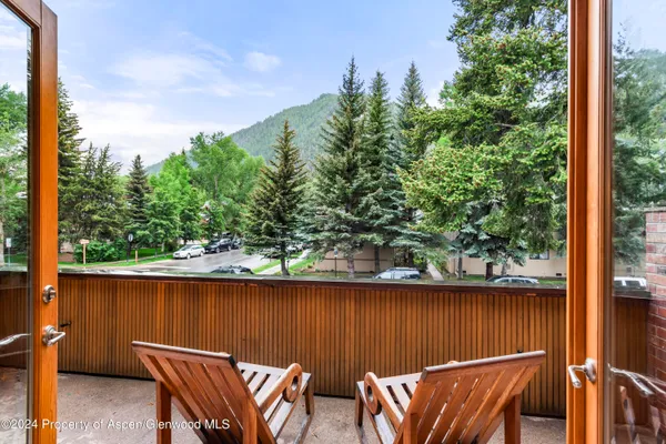 an outdoor view with patio