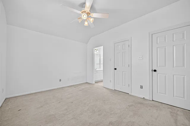 a view of an empty room