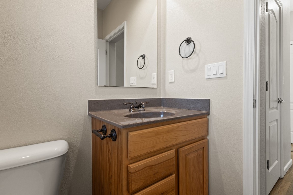 324 Little Bend Road Hayden, CO 81639 - Photo 15 of 35 a bathroom with a sink and a toilet