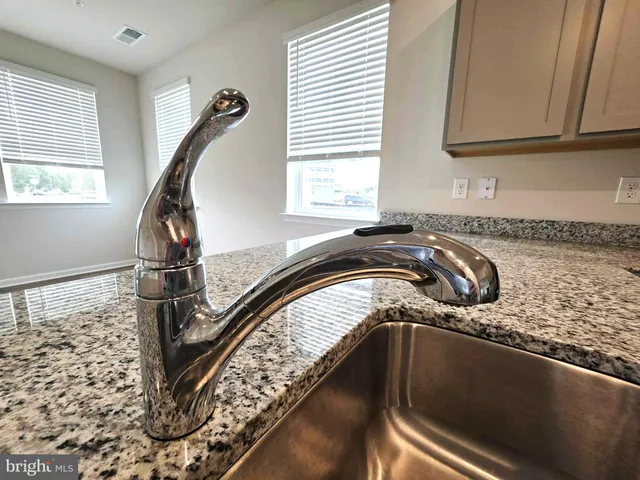 a close view of sink and tap