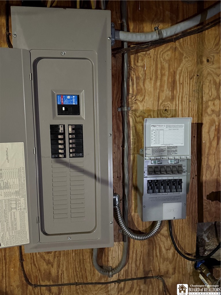 3797 Bard Road Pomfret, NY 14718 - Photo 33 of 40 Breaker Box and Generator Hook-Up located in basem
