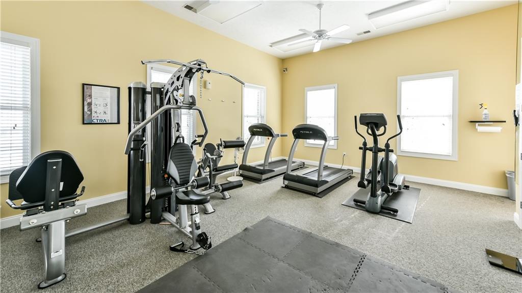 1012 Stockton Ridge Cranberry Township, PA 16066 - Photo 25 of 32 a view of a room with gym equipment