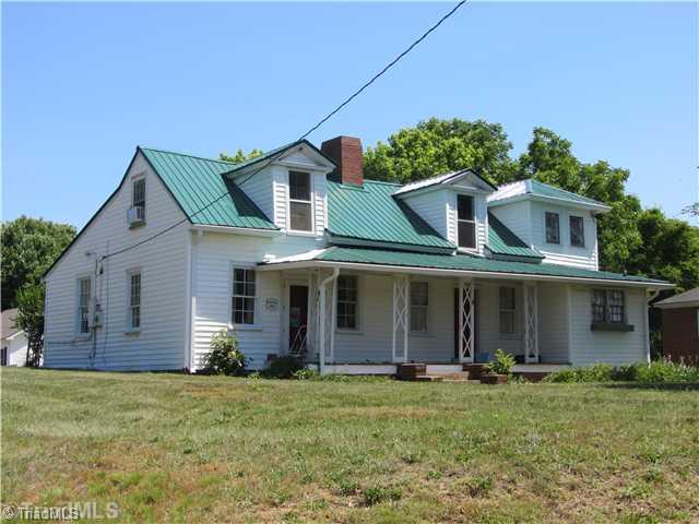 114 East Decatur Street Madison, NC 27025 - Photo 2 of 4 Exterior Front. Large corner lot with this home