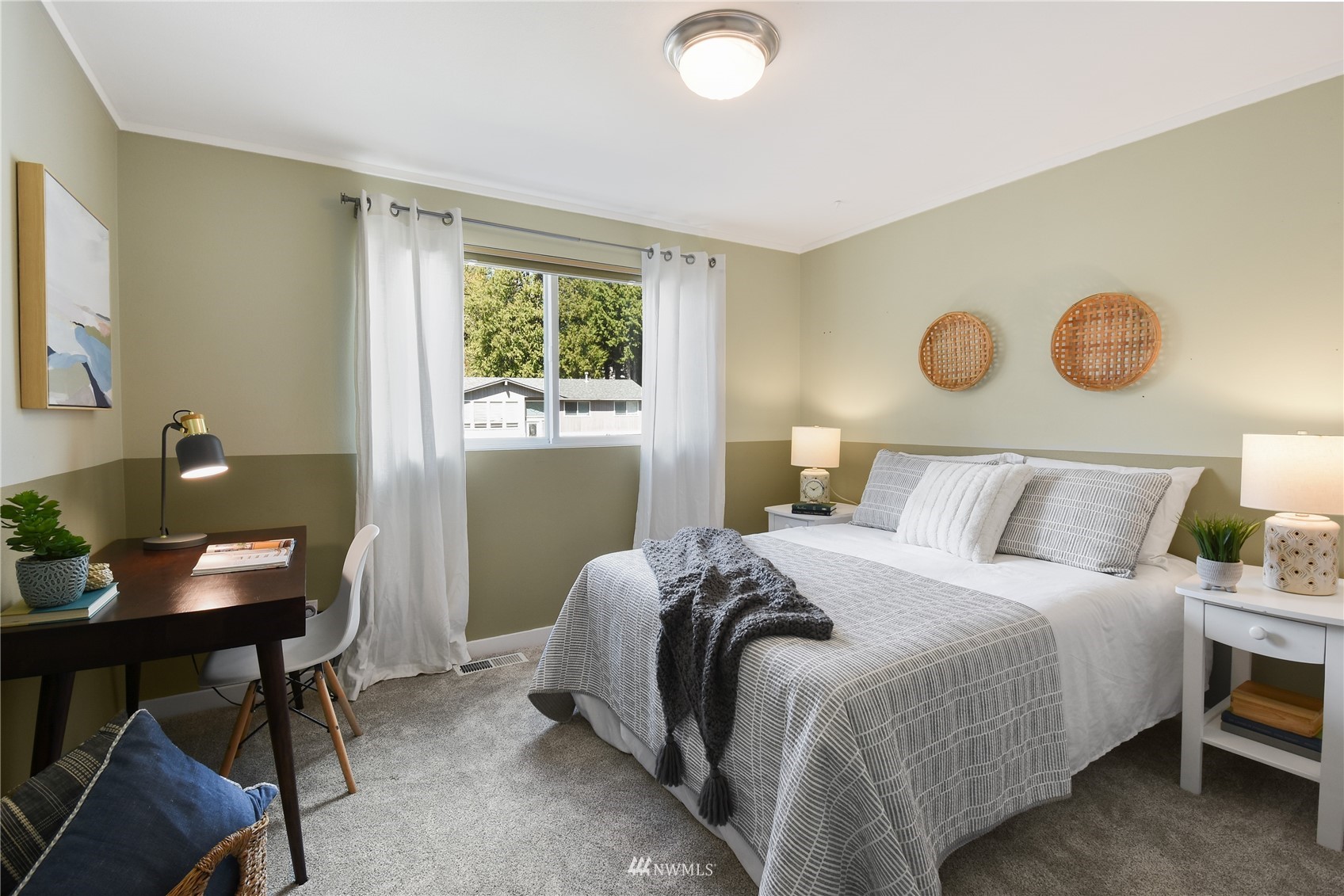 1922 172nd Place Southeast Bothell, WA 98012 - Photo 16 of 26 a bedroom with a bed and a window