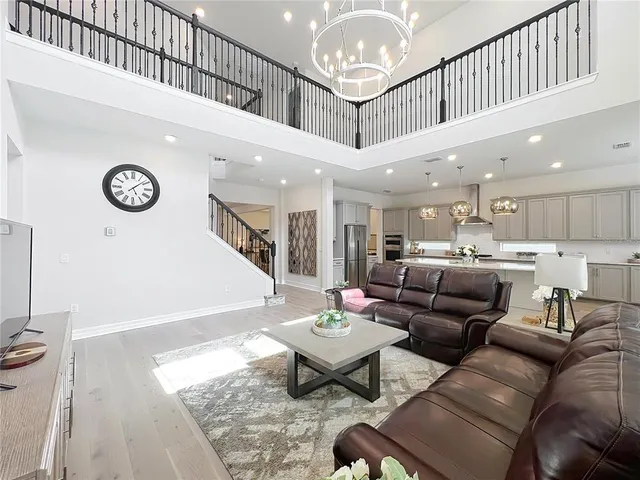 a kitchen with counter space cabinets and appliances