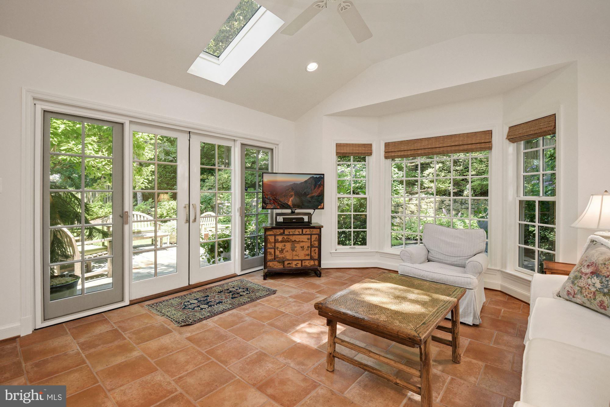 8213 Kerry Road Chevy Chase, MD 20815 - Photo 17 of 44 Family Room with skylights