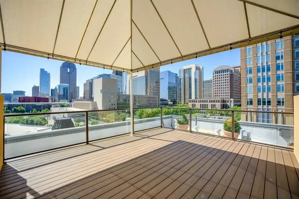 a view of porch with seating space