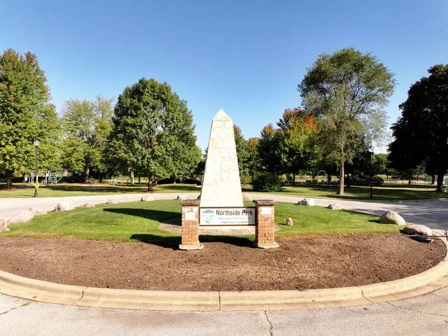 an aerial view of residential building with outdoor space