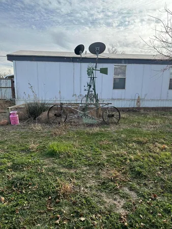 a backyard of a house
