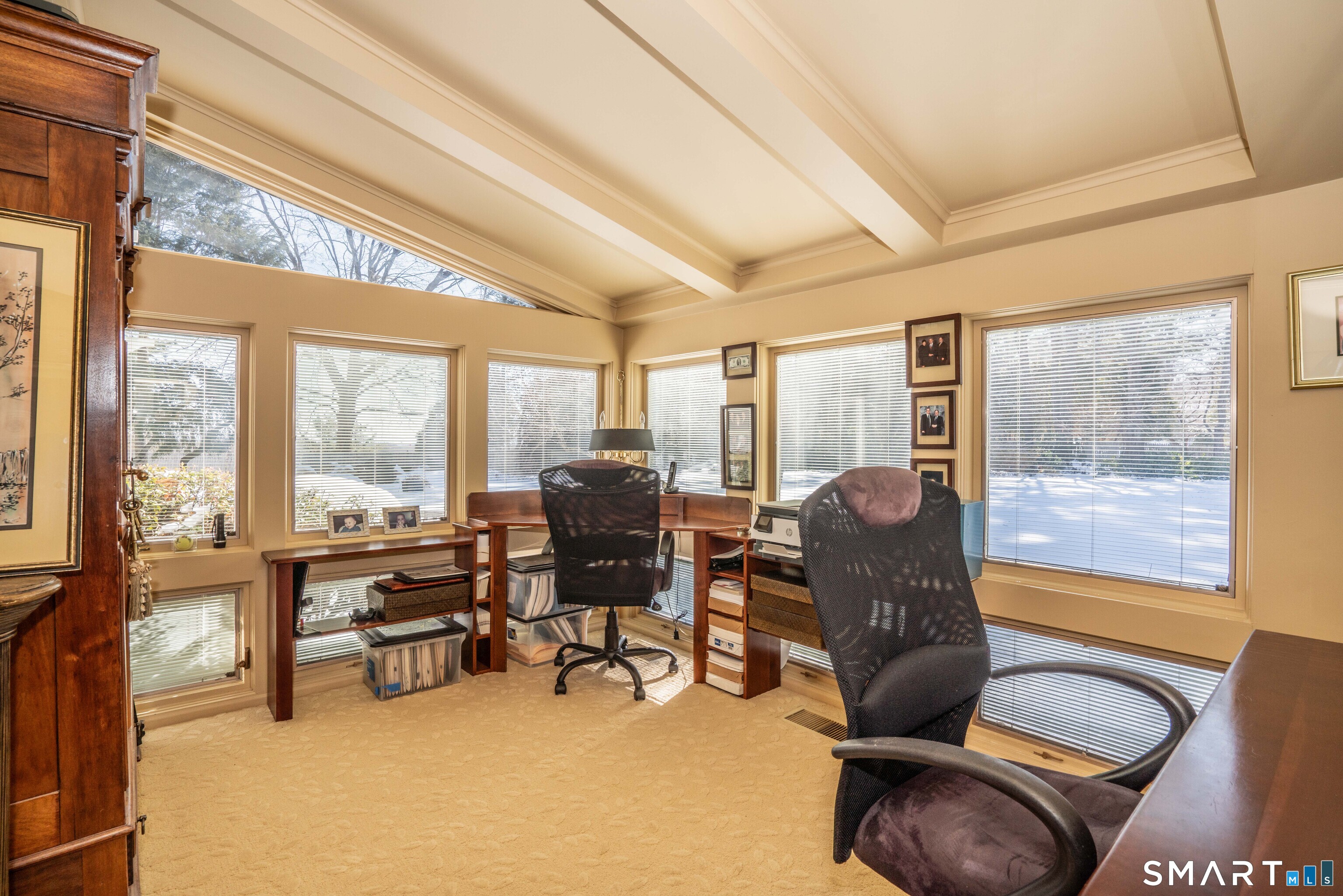 33 Mountain Farms Road West Hartford, CT 06117 - Photo 20 of 38 a living room with furniture and a floor to ceiling window