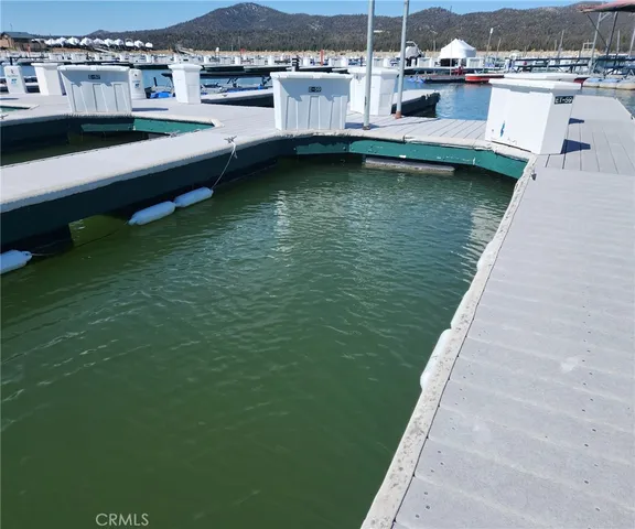 a view of a lake with a house