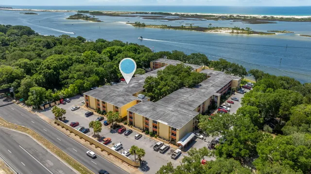 a view of a garden with pathway