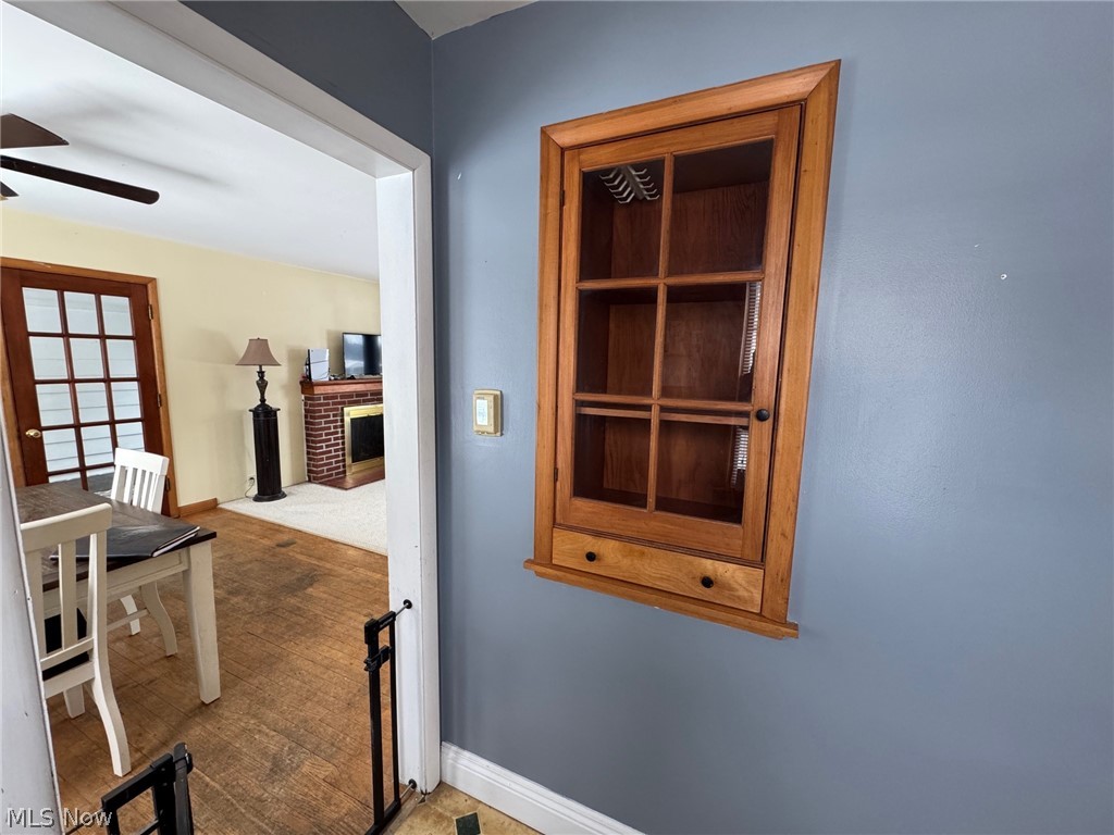 3828 Lake Road West Ashtabula, OH 44004 - Photo 19 of 29 Kitchen with built in display cabinet