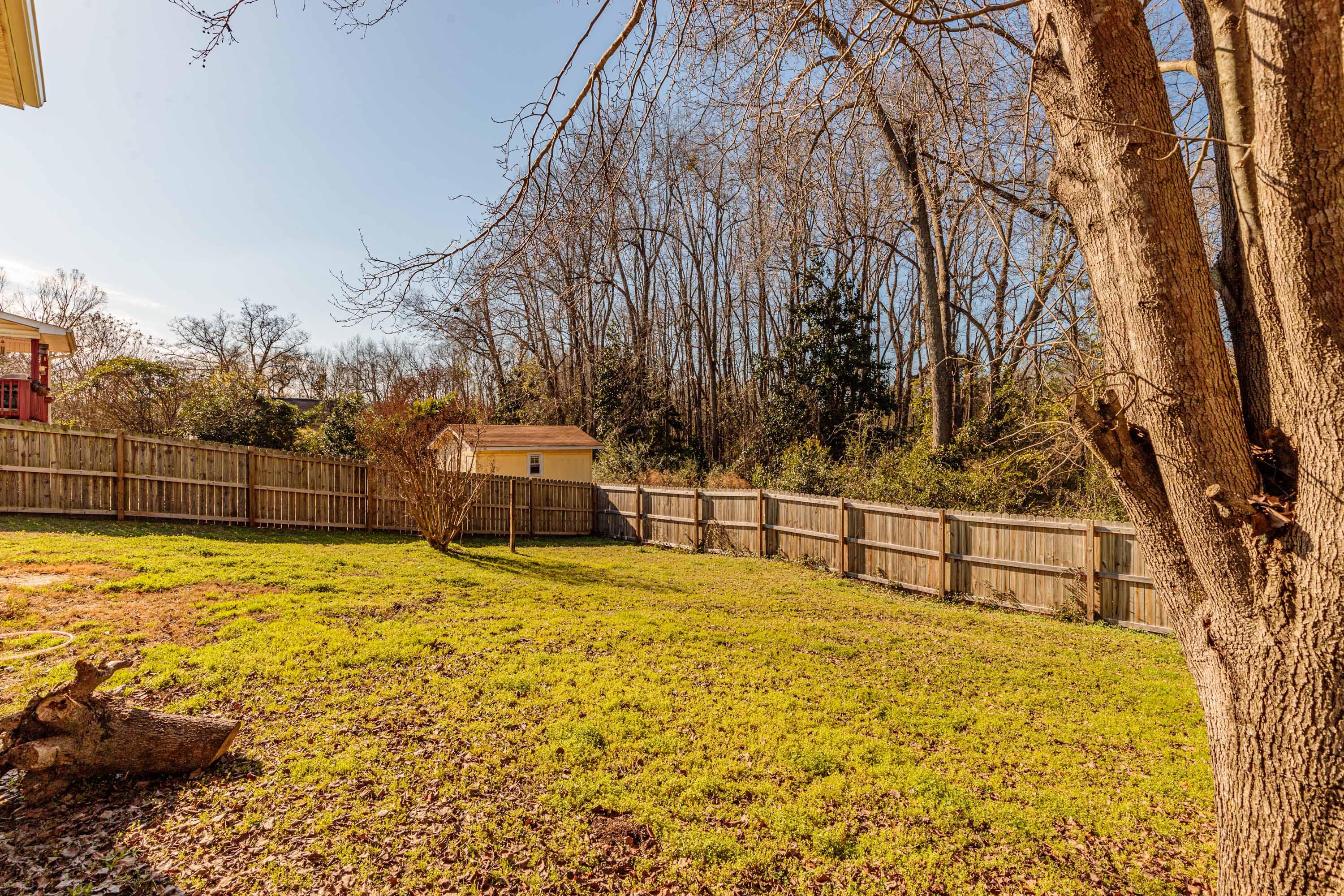 530 West Chapin Road Aberdeen, NC 28315 - Photo 20 of 20 Fenced Backyard