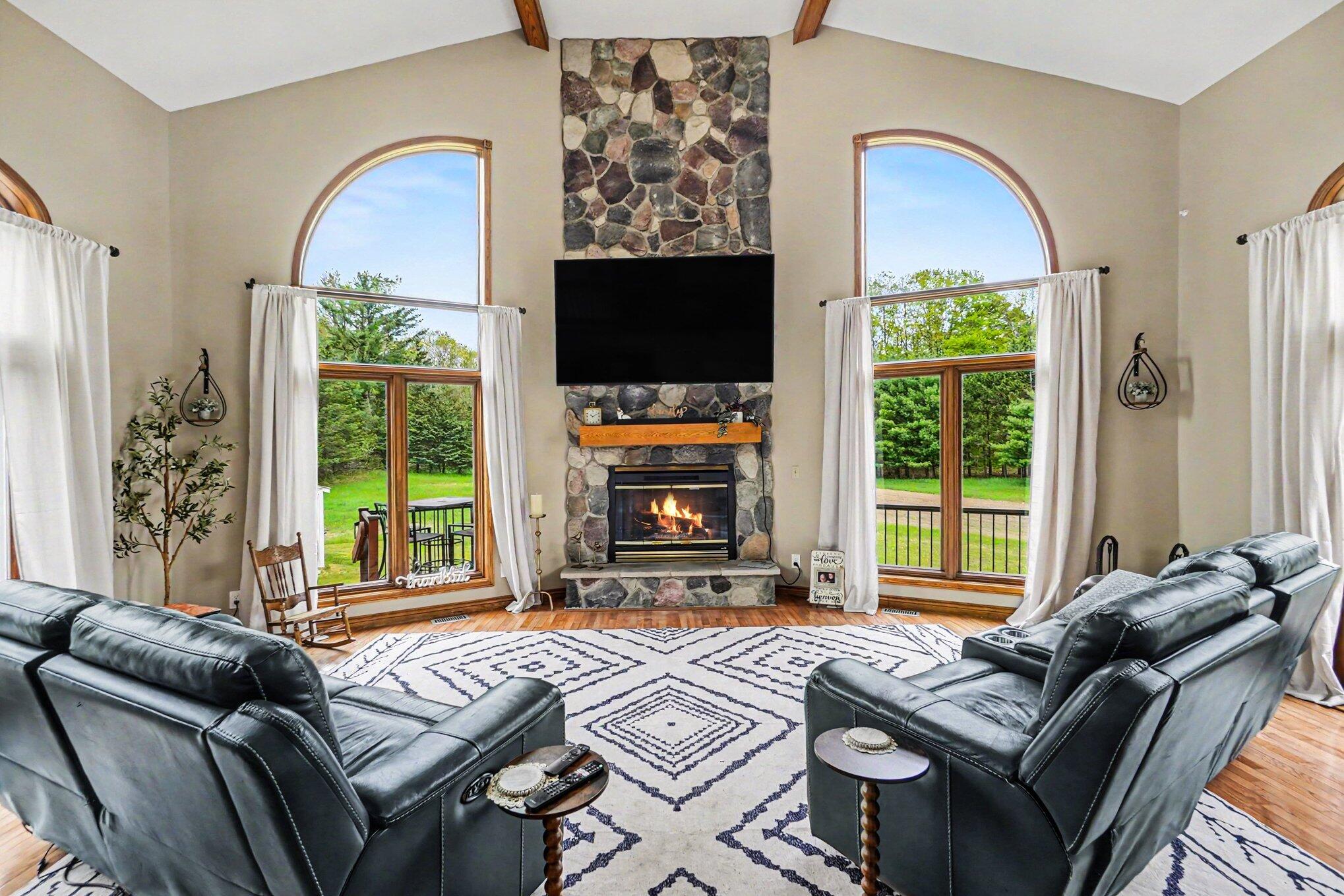 17634 Meceola Road Hersey, MI 49639 - Photo 6 of 68 Fireplace