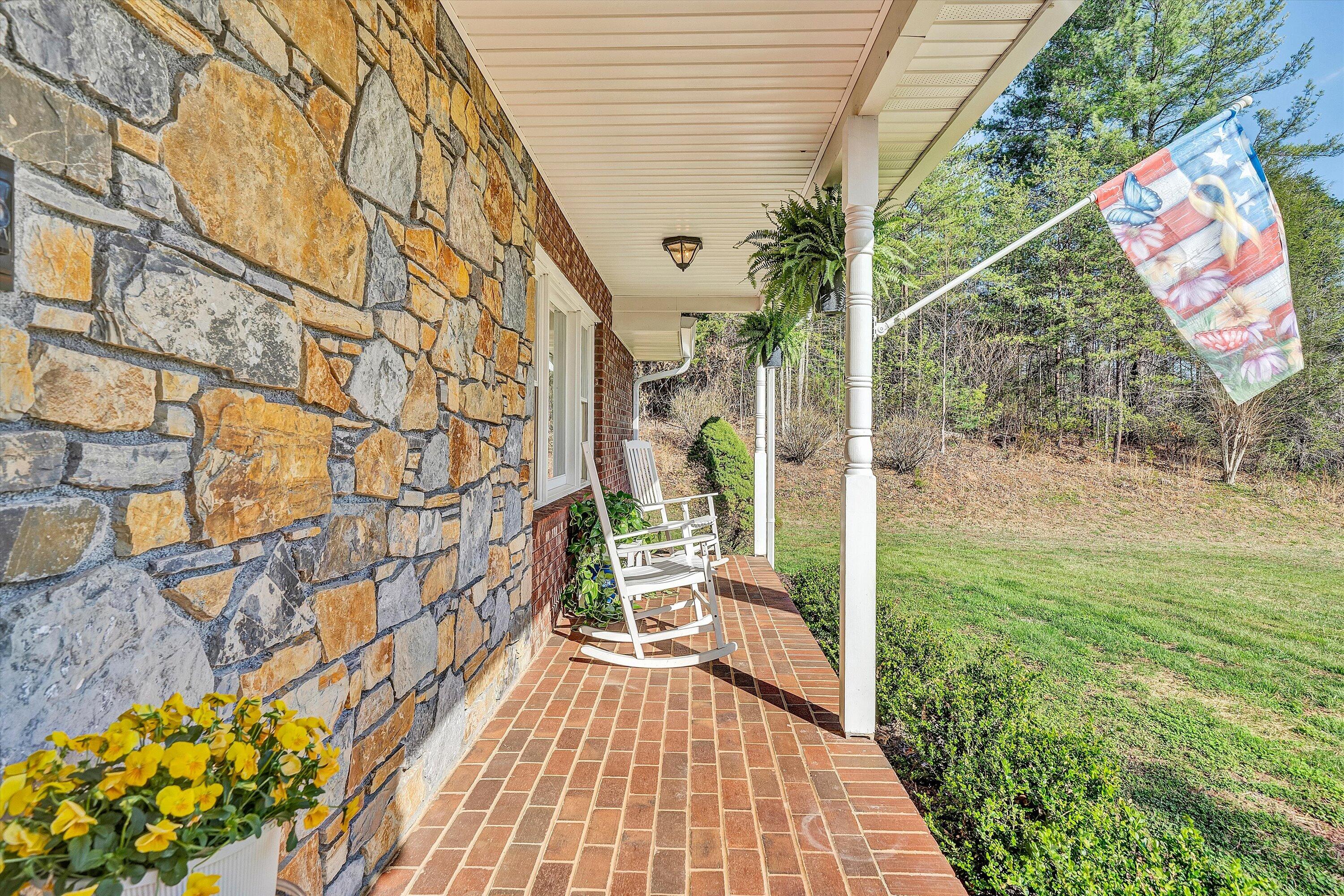 1488 Henry Road Ferrum, VA 24088 - Photo 3 of 55 Nice Covered Front Porch