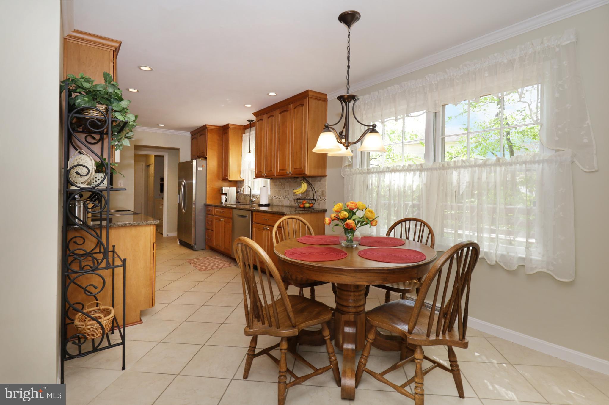 7616 Bertito Lane Springfield, VA 22153 - Photo 17 of 54 Remodeled Kitchen & Breakfast Area Overall